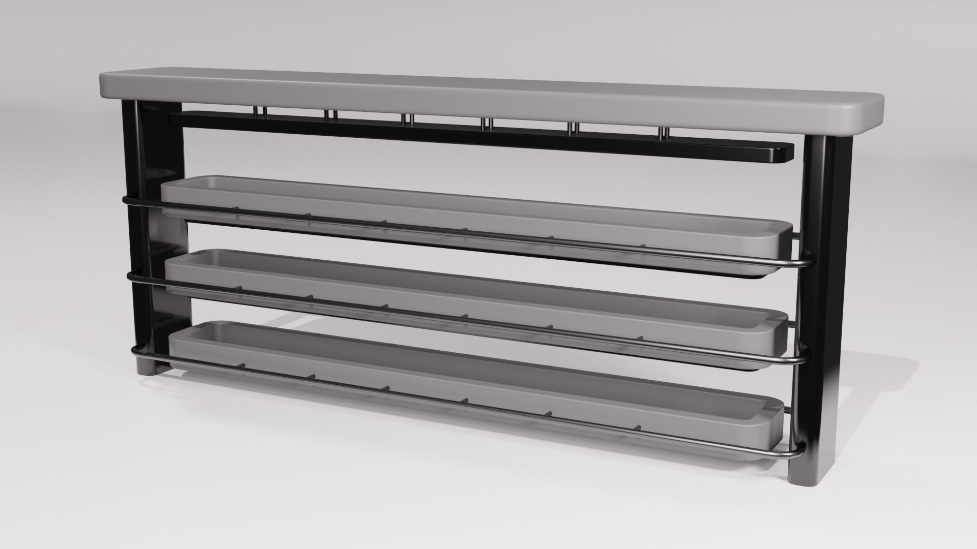 SCI-FI PLANT SHELF 3D model_2