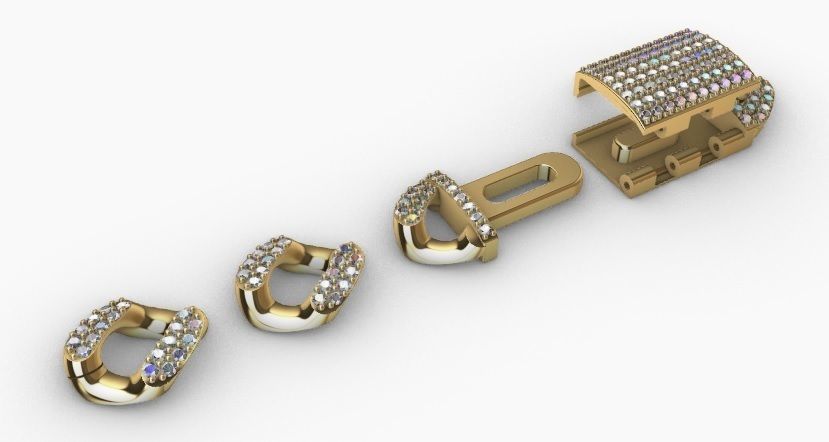 12 MM MIAMI CUBAN LINK CHAIN FOR BRACELET OR NECKLACE 3D print model_10