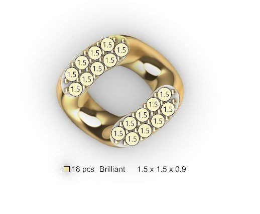 12 MM MIAMI CUBAN LINK CHAIN FOR BRACELET OR NECKLACE 3D print model_7