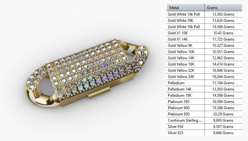 12 MM MIAMI CUBAN LINK CHAIN FOR BRACELET OR NECKLACE 3D print model_5