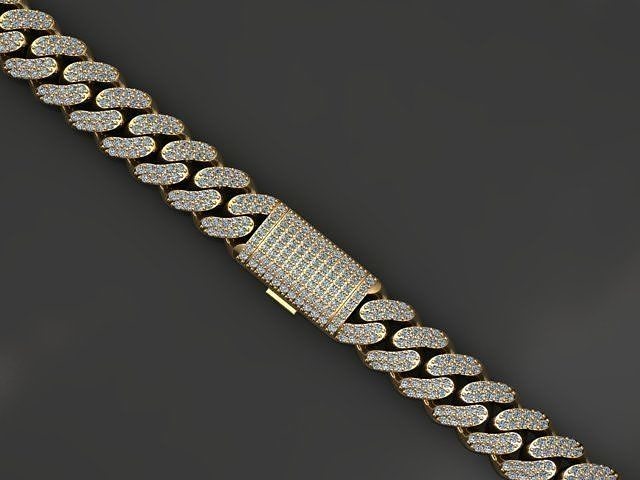 12 MM MIAMI CUBAN LINK CHAIN FOR BRACELET OR NECKLACE 3D print model