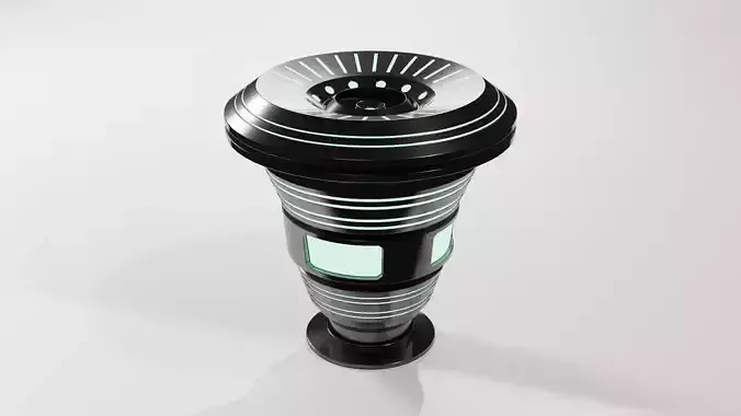 Round Computer 3D model