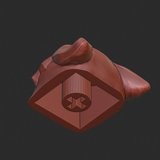 Nine Tails - Kurama Keycap 3D print model 3D print model_3