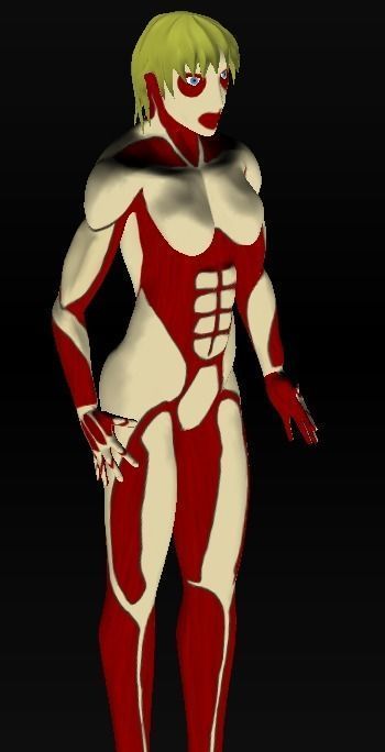 Titan Hembra Low-poly 3D model_4