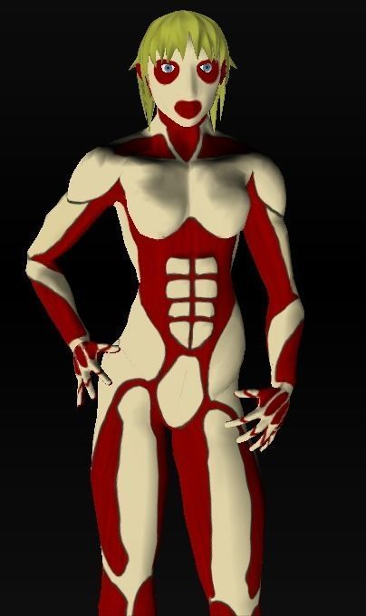 Titan Hembra Low-poly 3D model_14