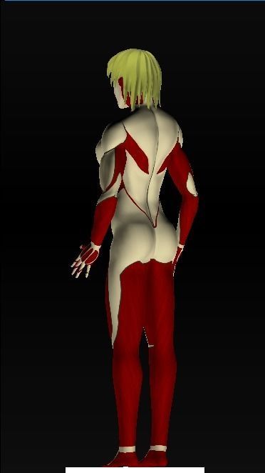 Titan Hembra Low-poly 3D model_10