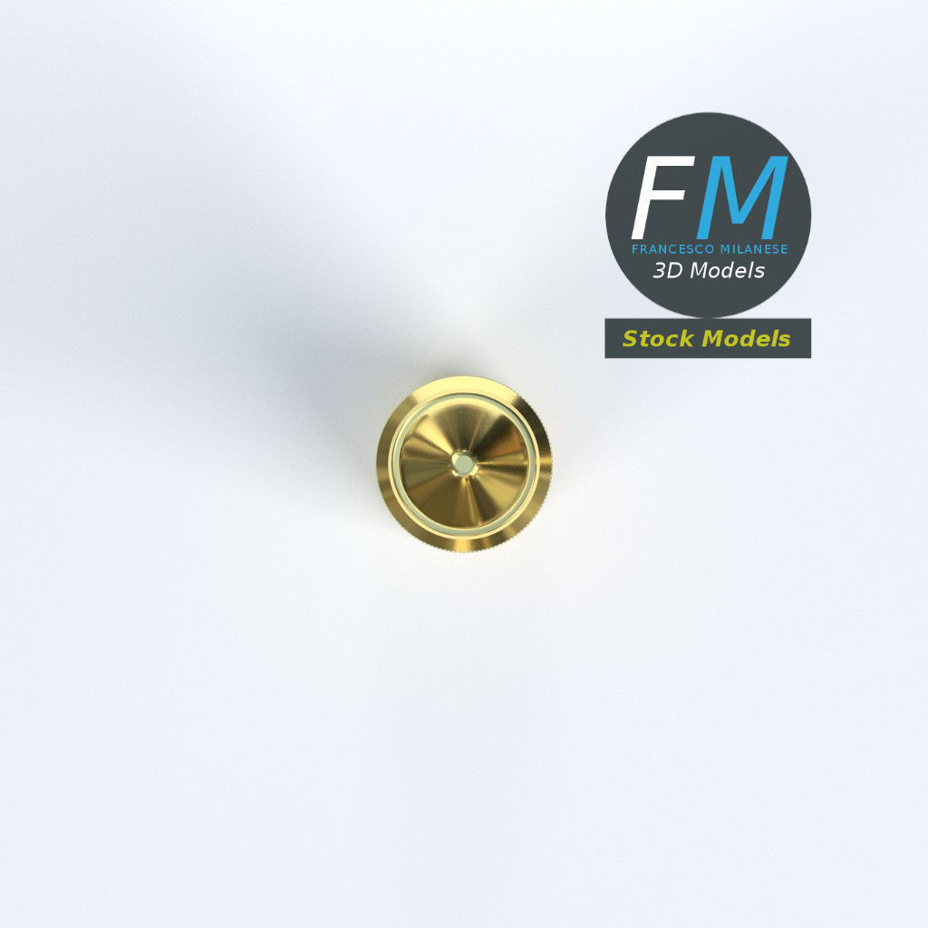 Jack plug adapter 3D model_6