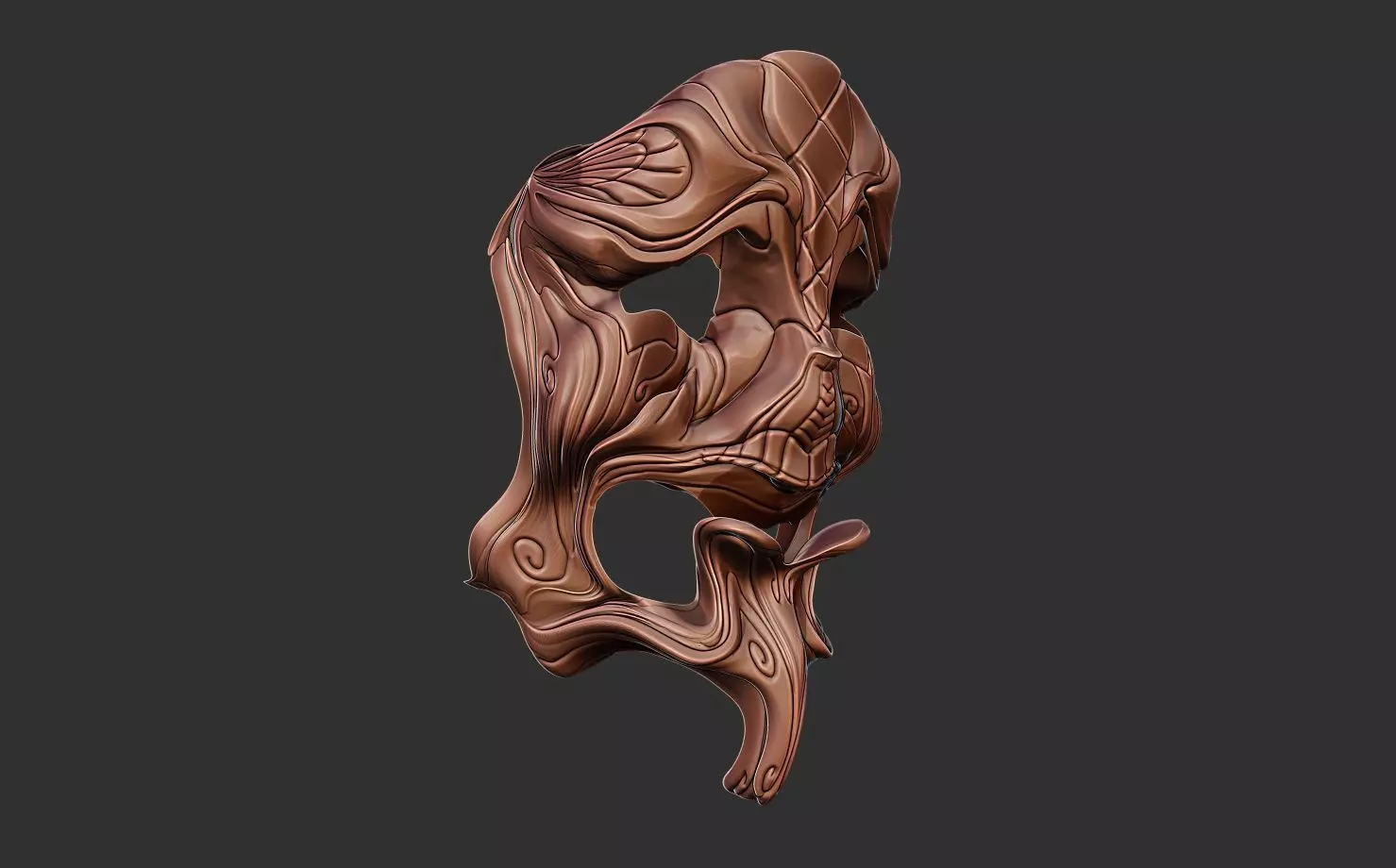 Face mask  3D print model_0