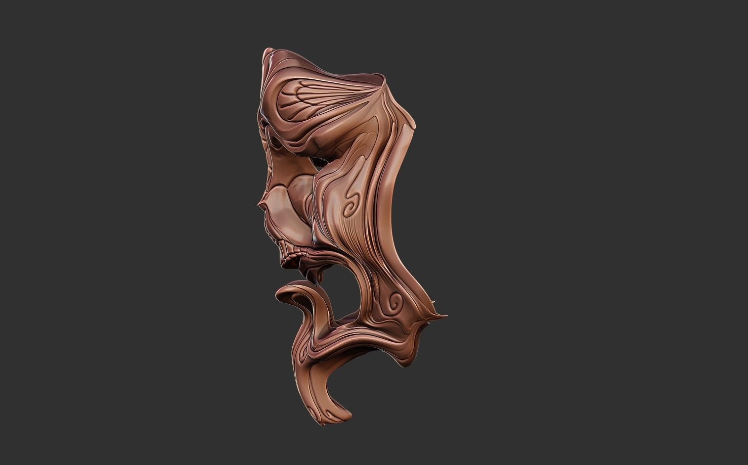 Face mask  3D print model_2