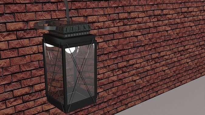 Oil lamp 3D model