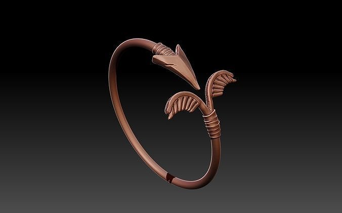 Wrist Band Arrow 3D print model
