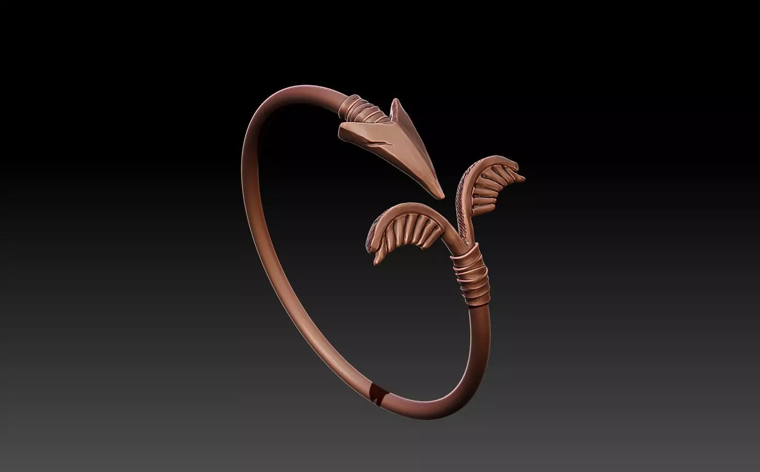 Wrist Band Arrow 3D print model