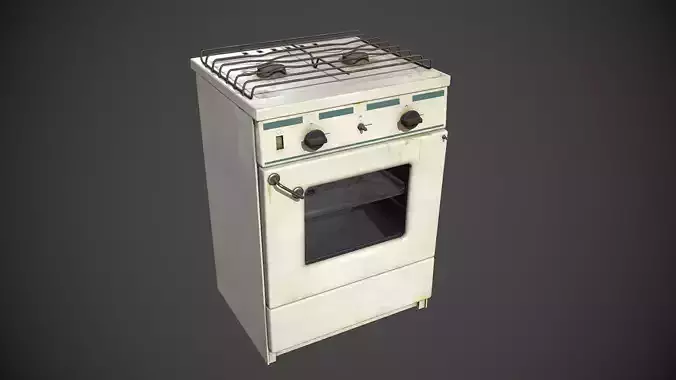 Stove Old White