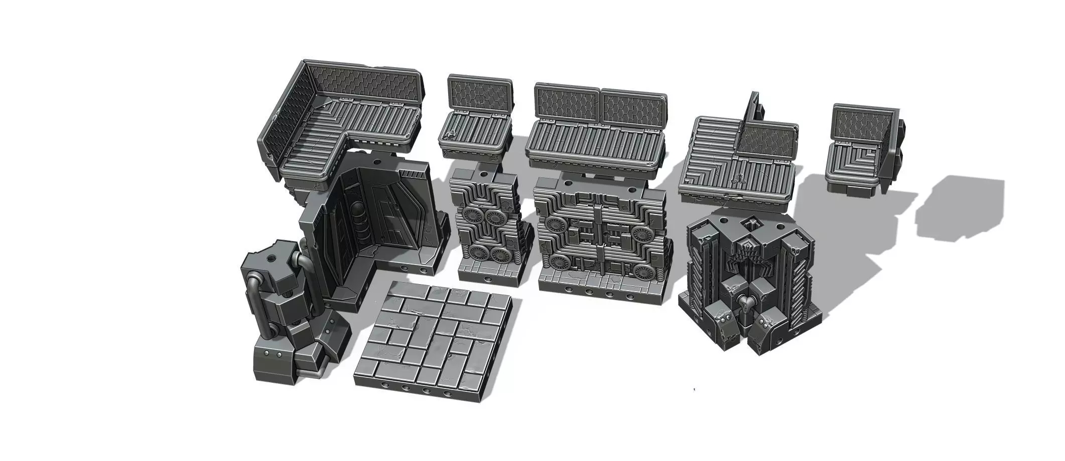 Base Pieces 3D print model_0