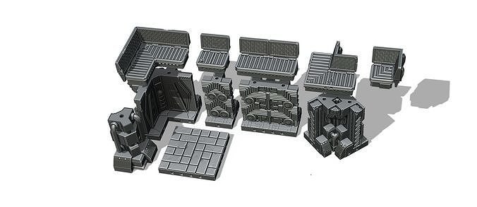 Base Pieces 3D print model