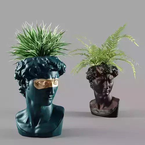 head david vase 3D model