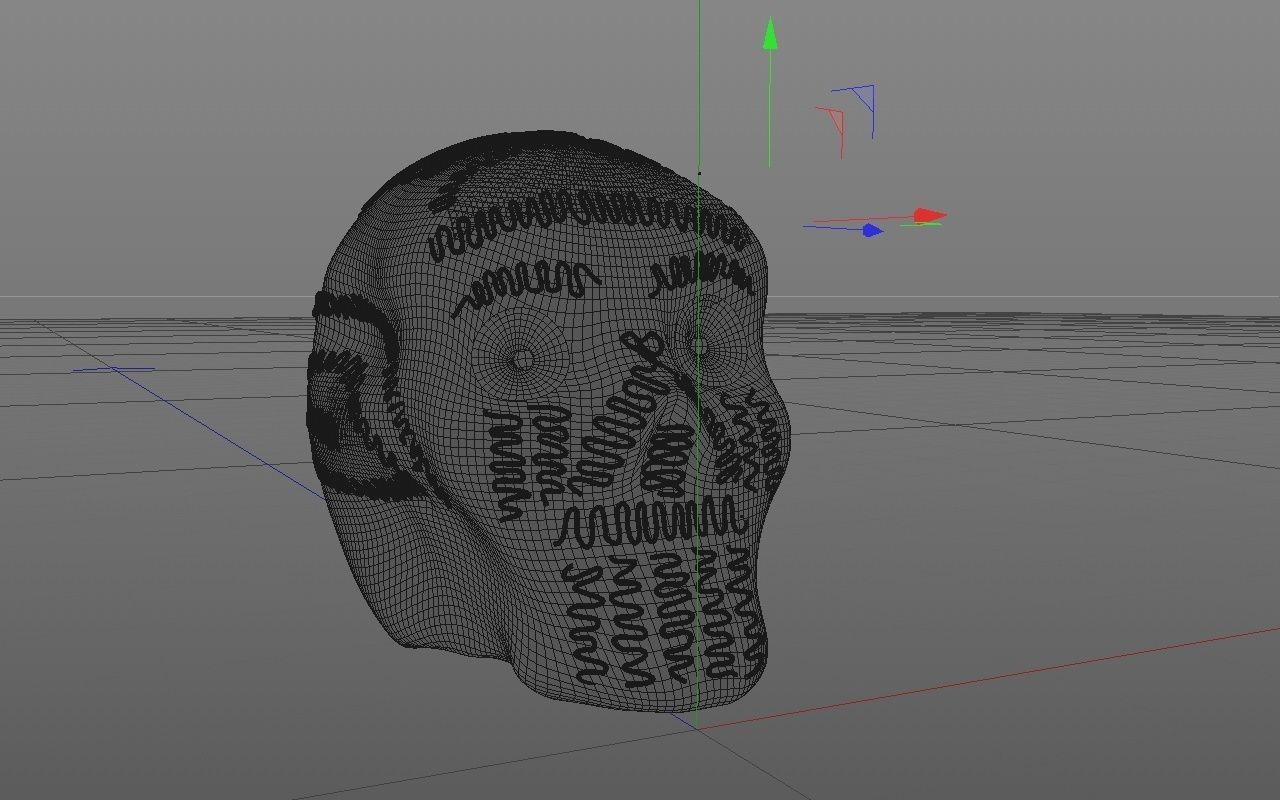 Calaverita de Azucar 3D model_2