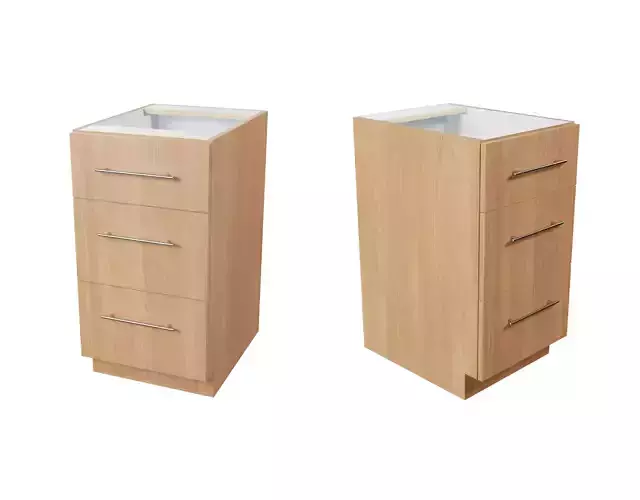 Cherry Kitchen Drawer Stack Base Cabinet