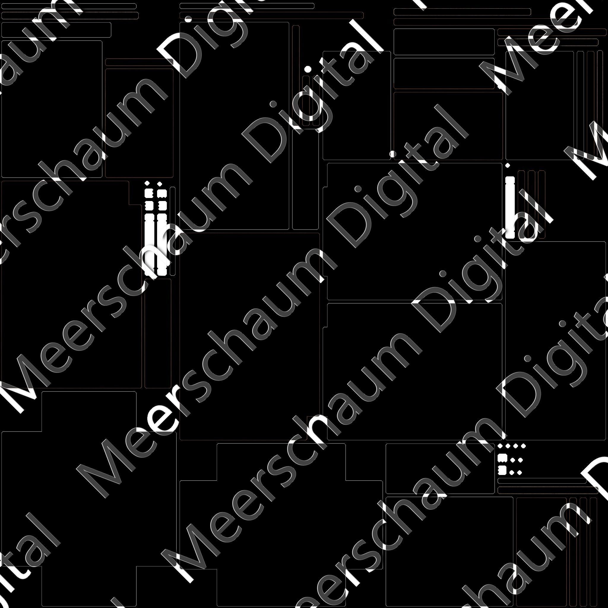 Cherry Kitchen Drawer Stack Base Cabinet Low-poly 3D model_4