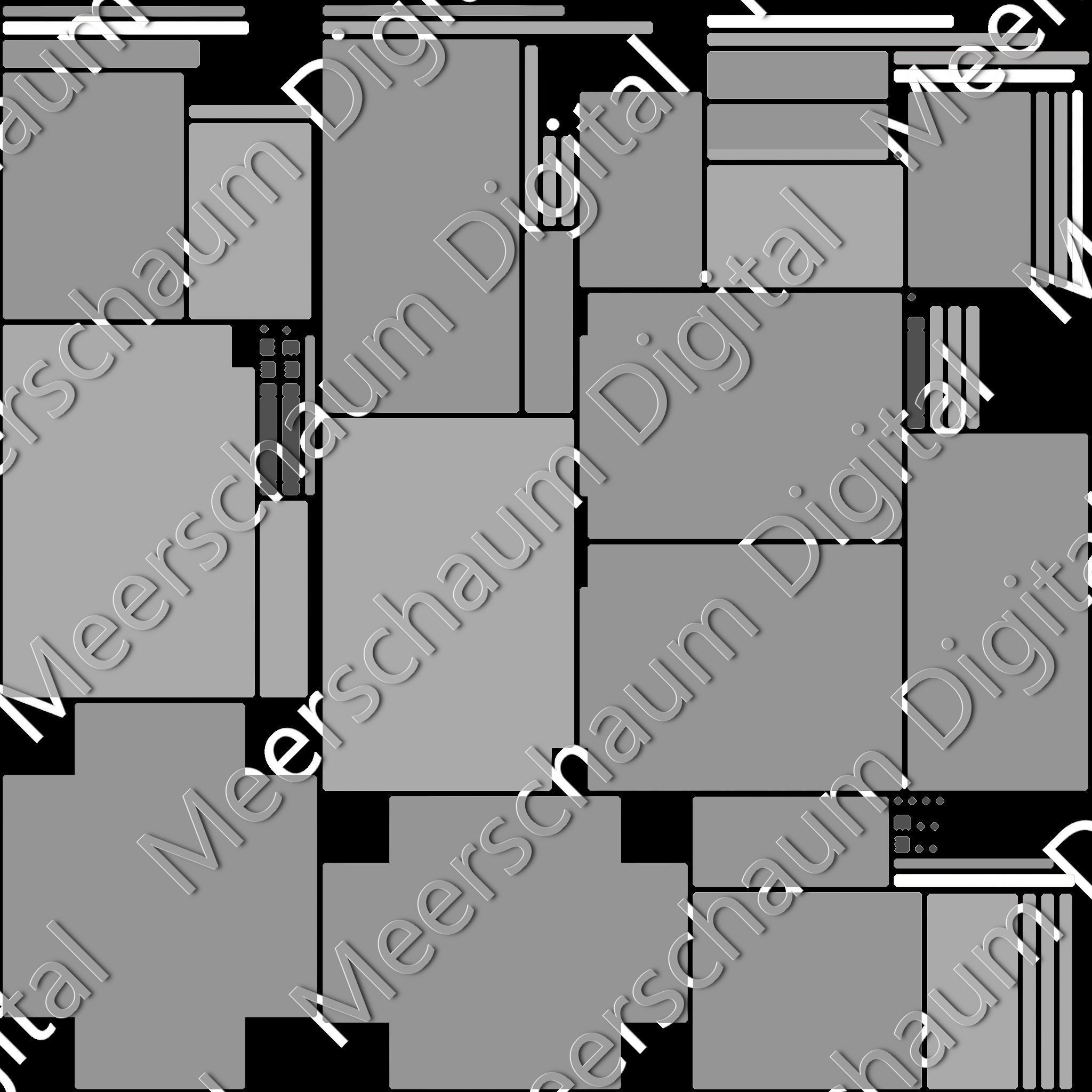 Cherry Kitchen Drawer Stack Base Cabinet Low-poly 3D model_8