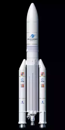 Ariane 5 ECA rocket 3D model