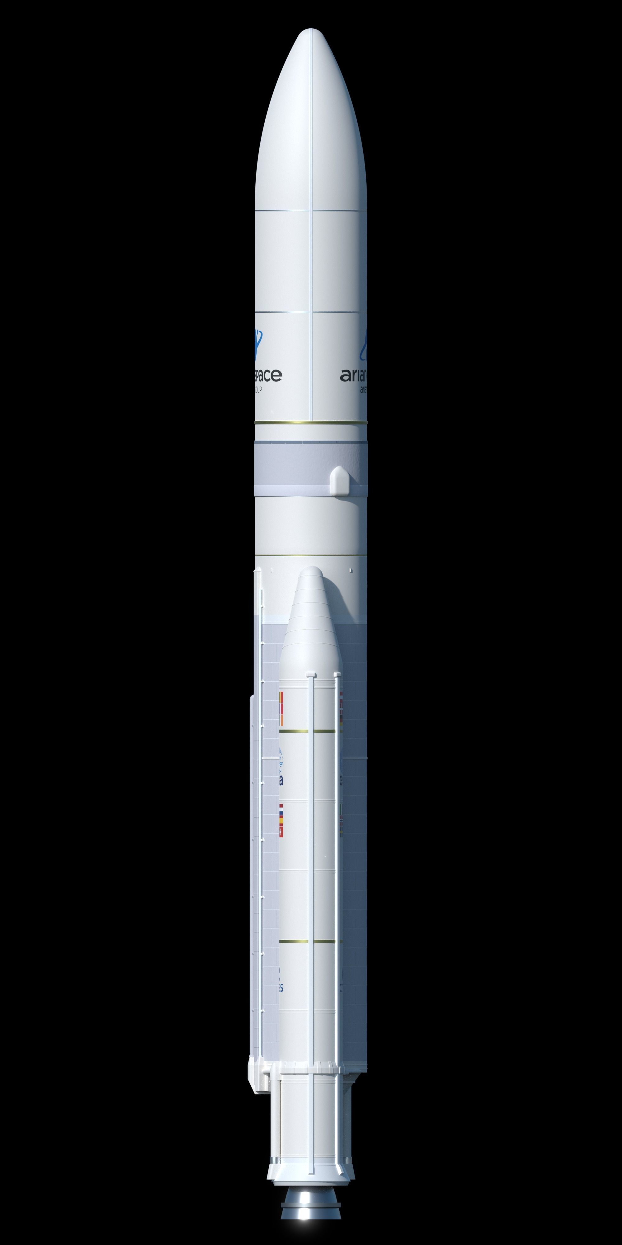 Ariane 5 ECA rocket 3D model_2