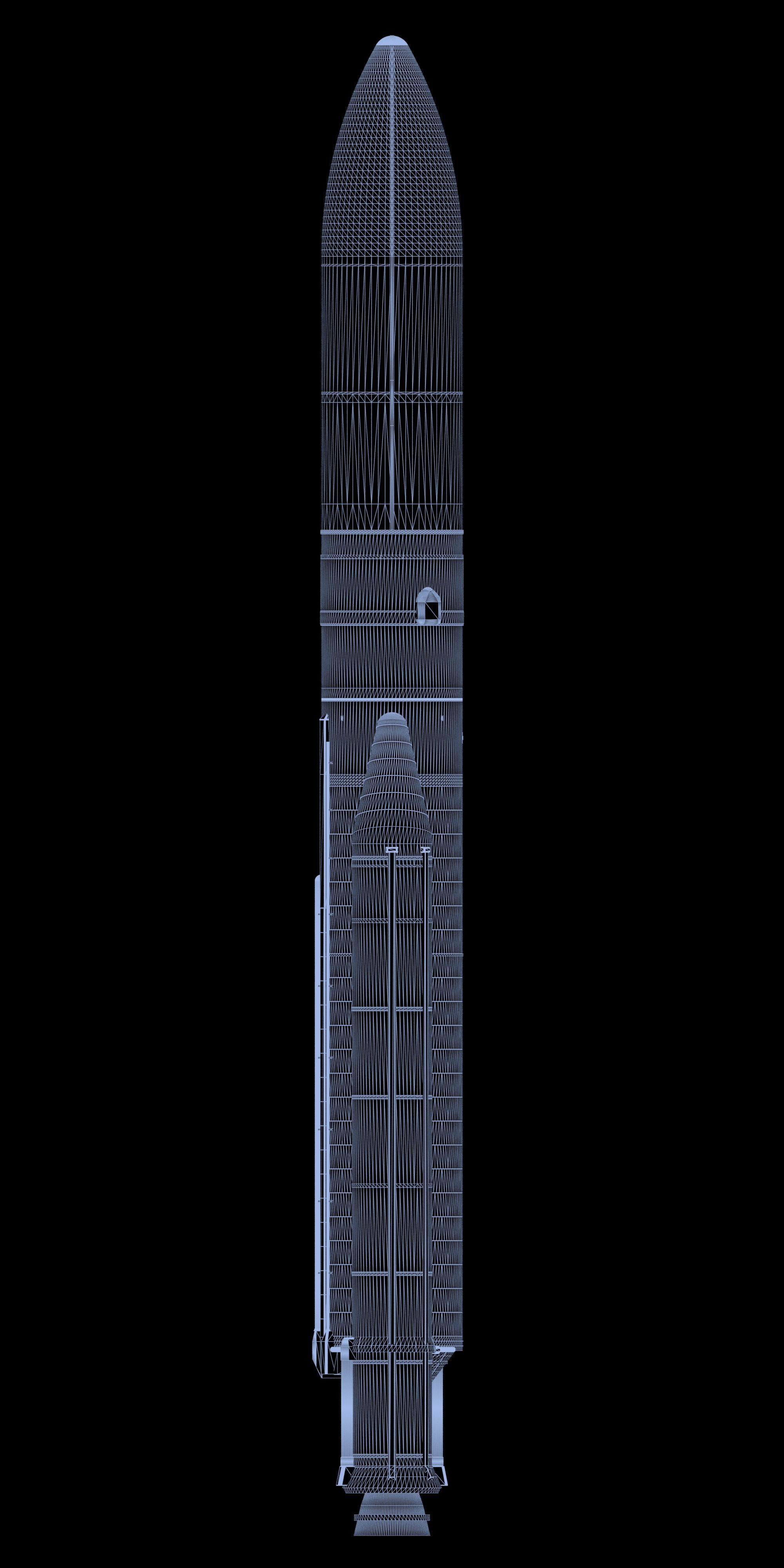 Ariane 5 ECA rocket 3D model_10