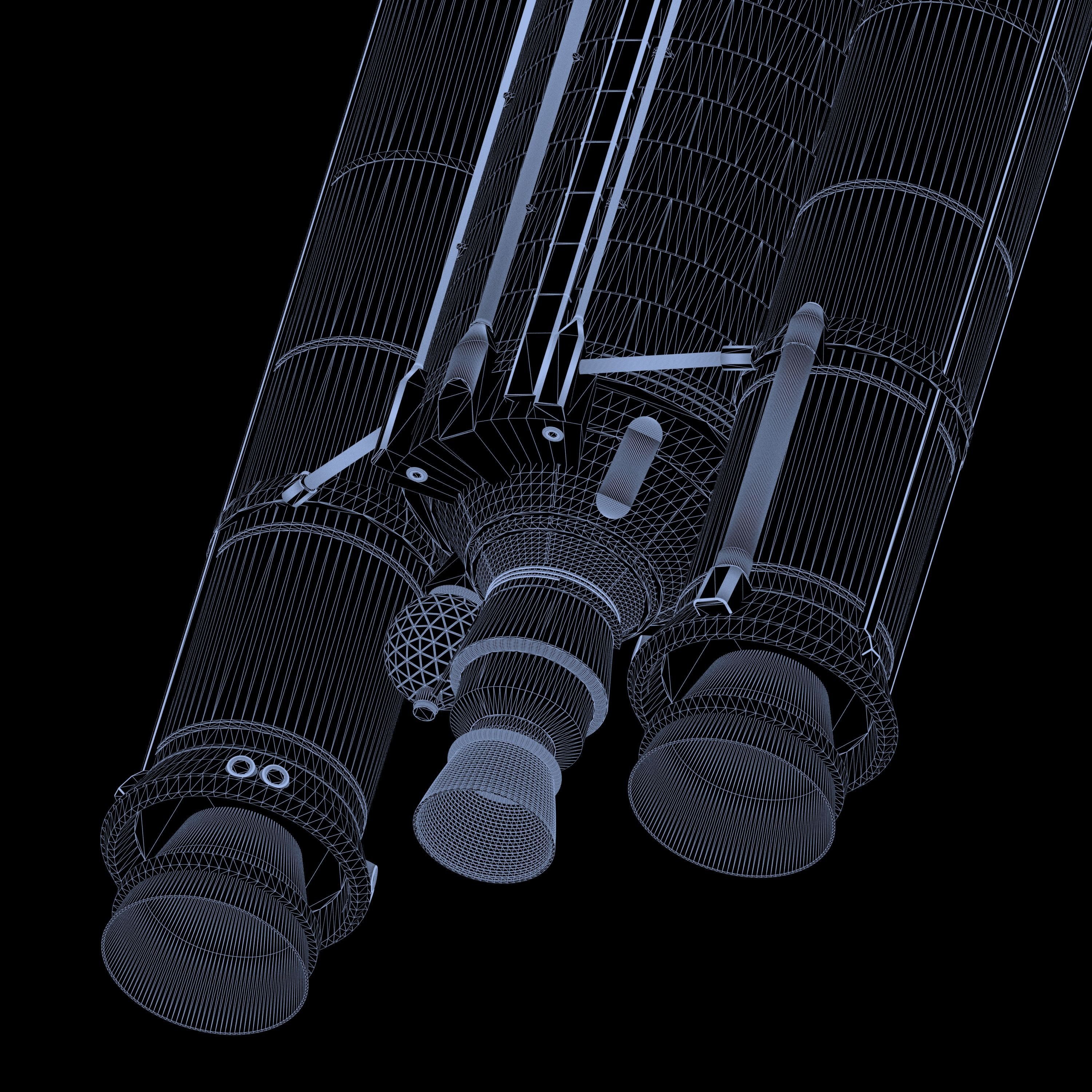 Ariane 5 ECA rocket 3D model_7