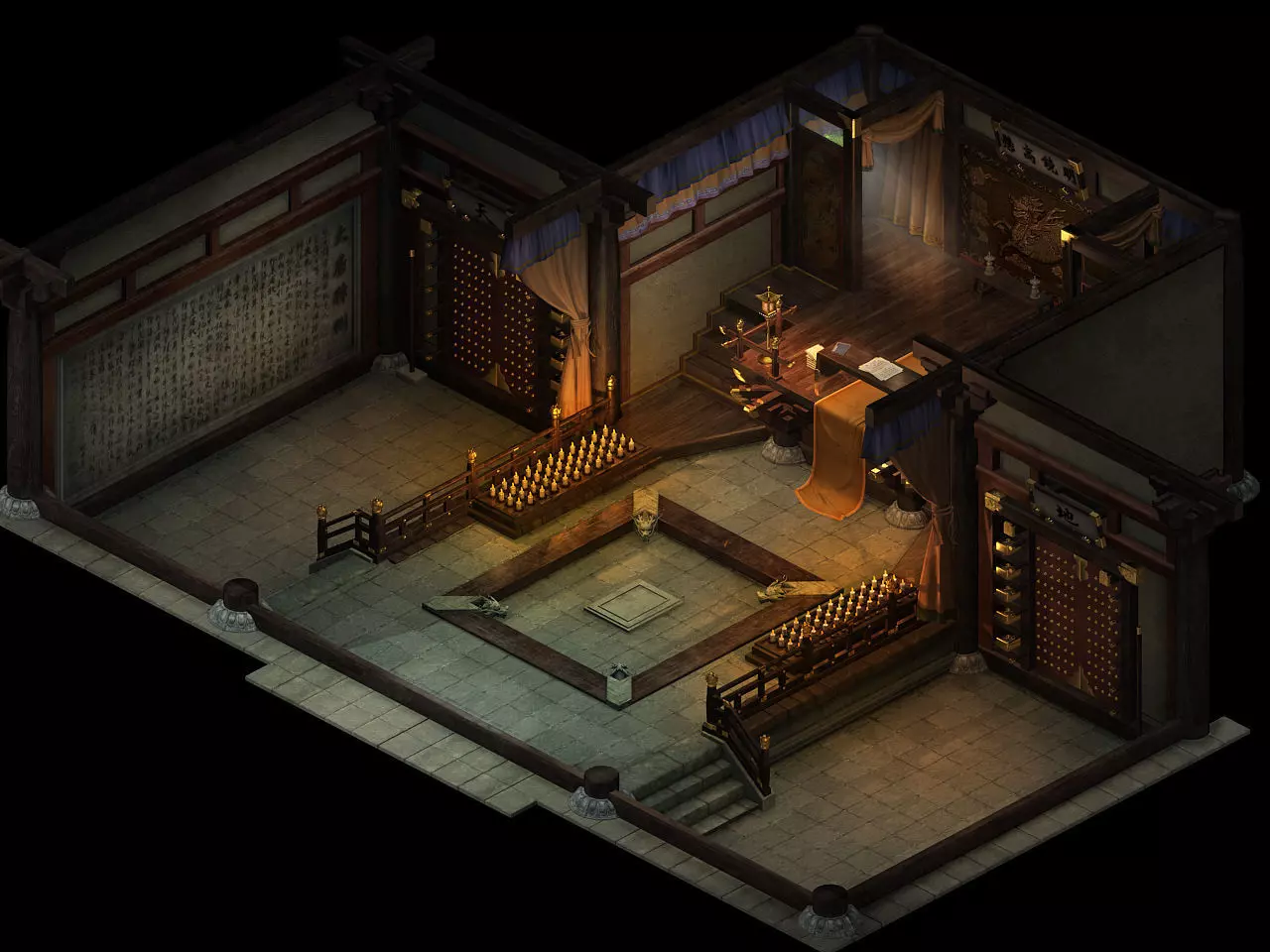 Jingzhao Mansion Lobby-General Mansion 12 3D model_0