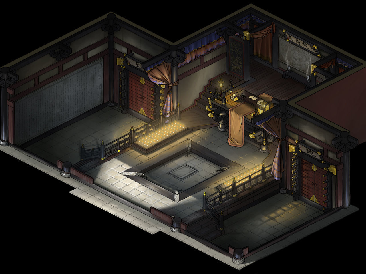 Jingzhao Mansion Lobby-General Mansion 12 3D model_1