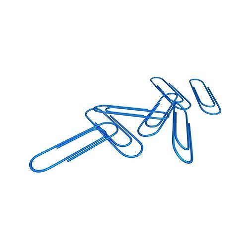 Paper Clip Pile v1 004 Low-poly 3D model