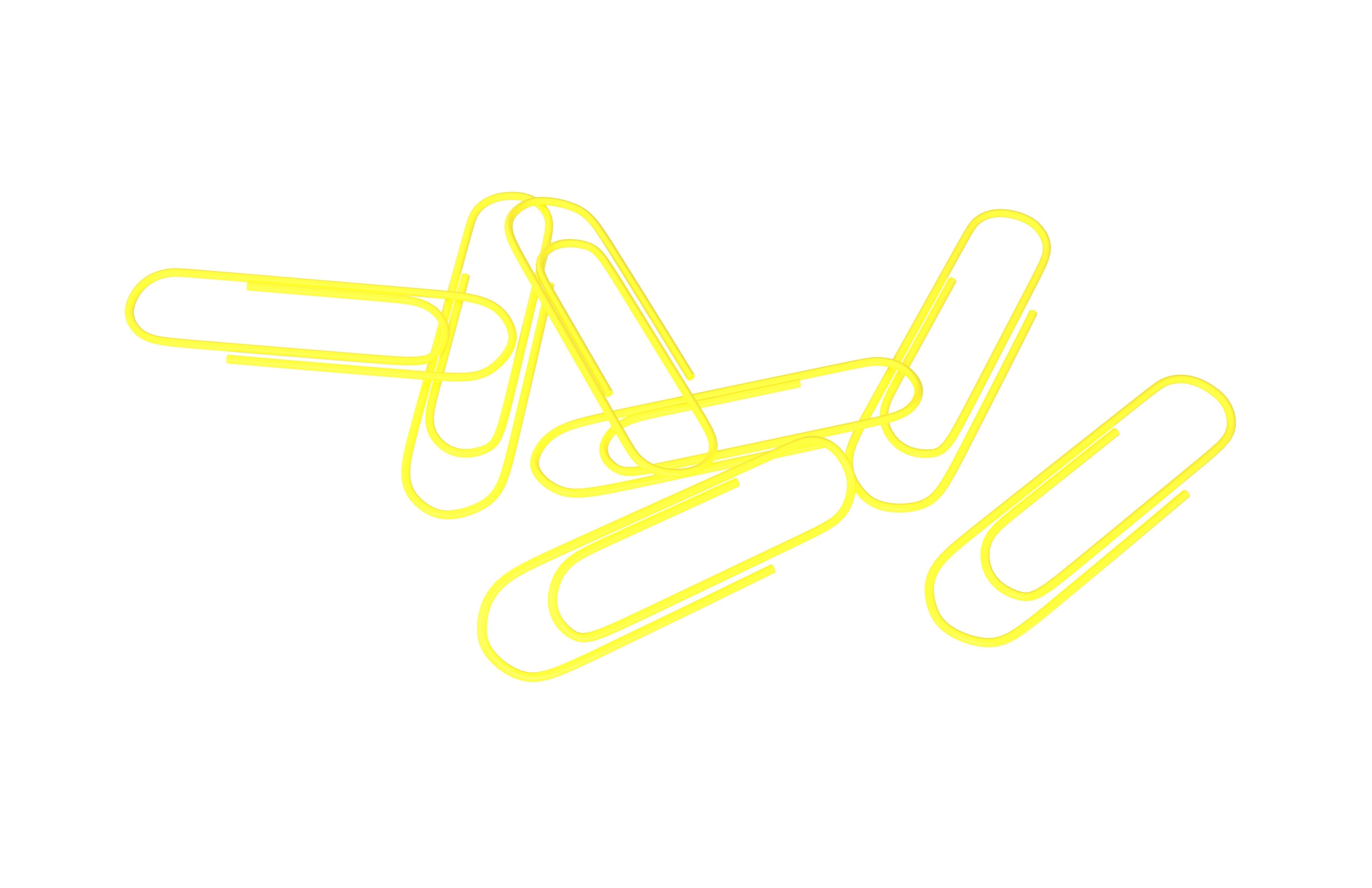 Paper Clip Pile v1 010 Low-poly 3D model_2