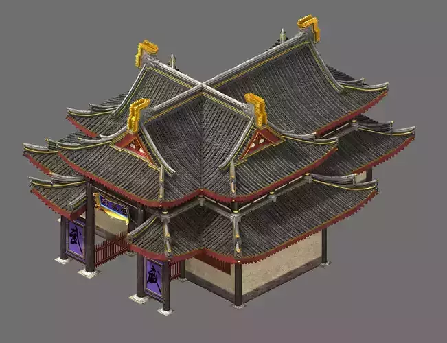 Jingzhao Mansion-General-Main Building 3D model
