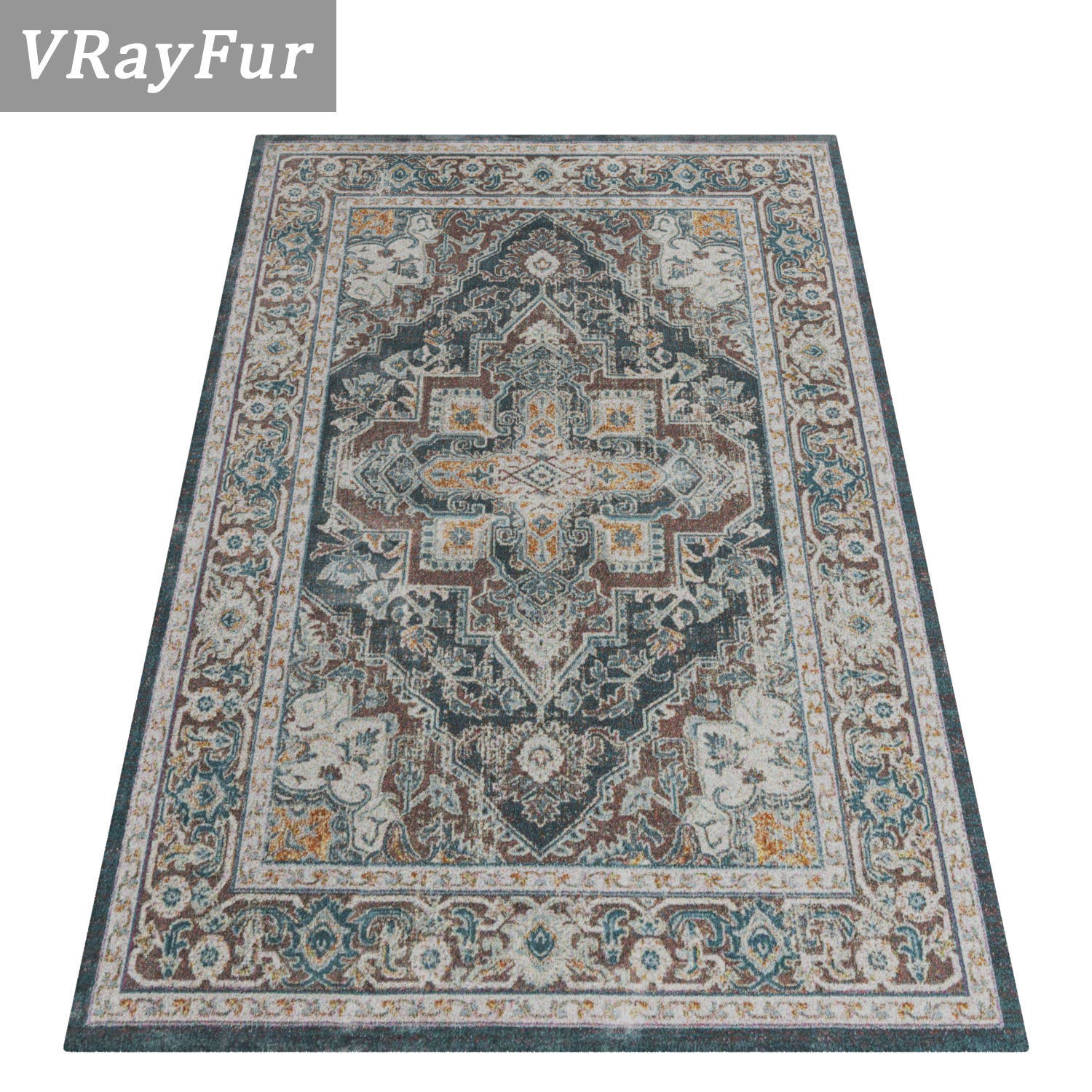 Rug Set 1792 3D model_2