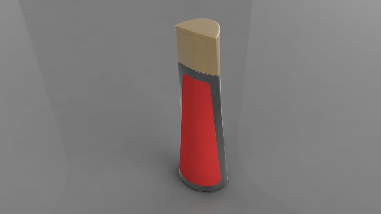Oil Bottle 3D model_4