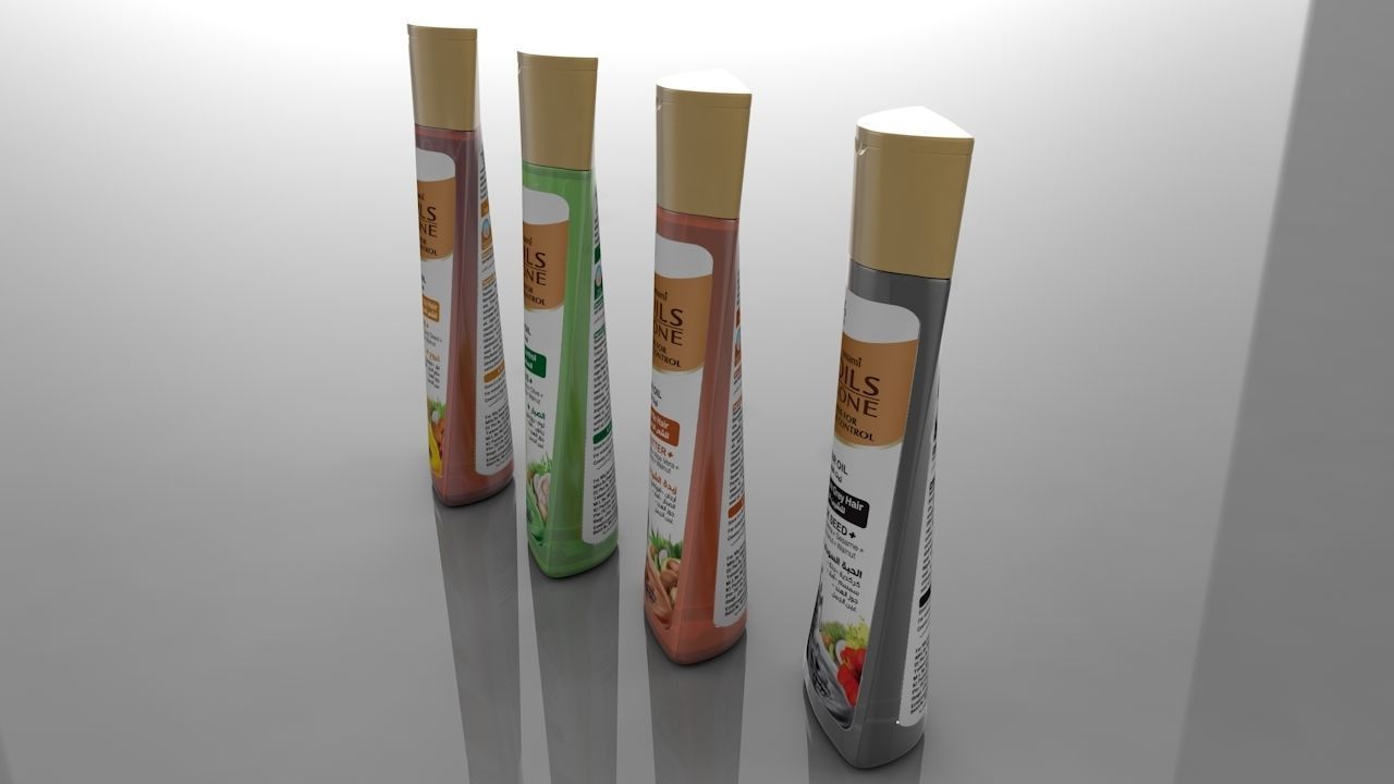 Oil Bottle 3D model_3