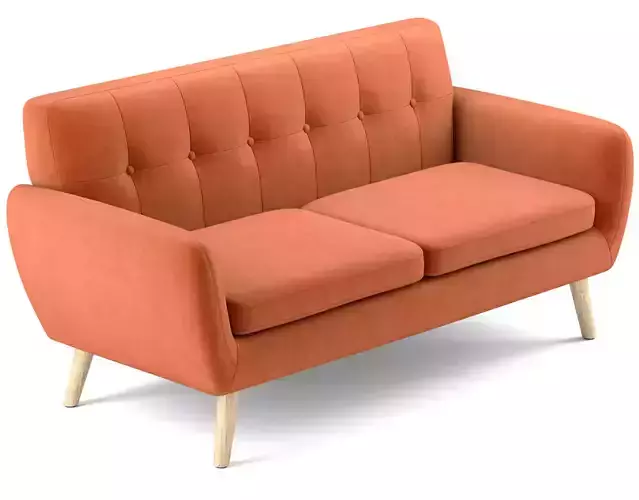 Josephine Mid Century Modern Petite Sofa