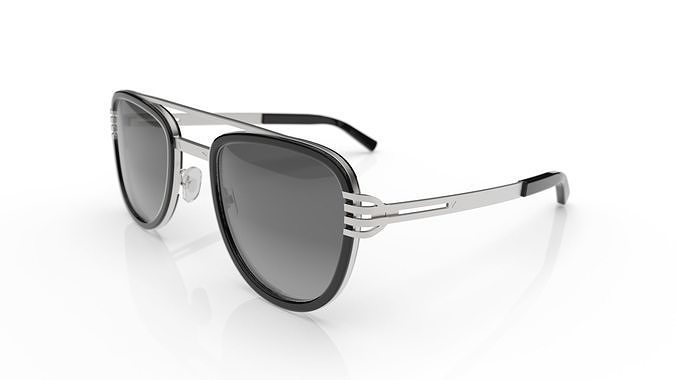 Vintage eyewear for women 3D print model