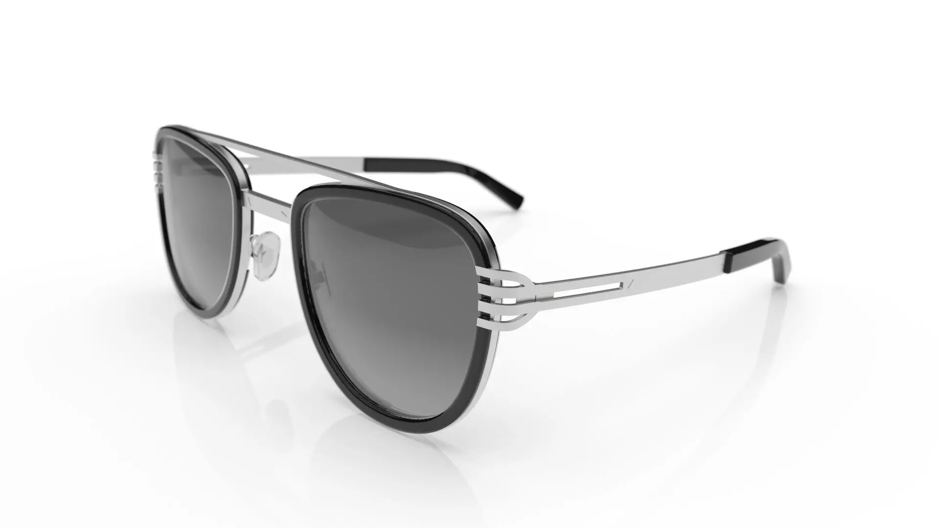Vintage eyewear for women 3D print model_0