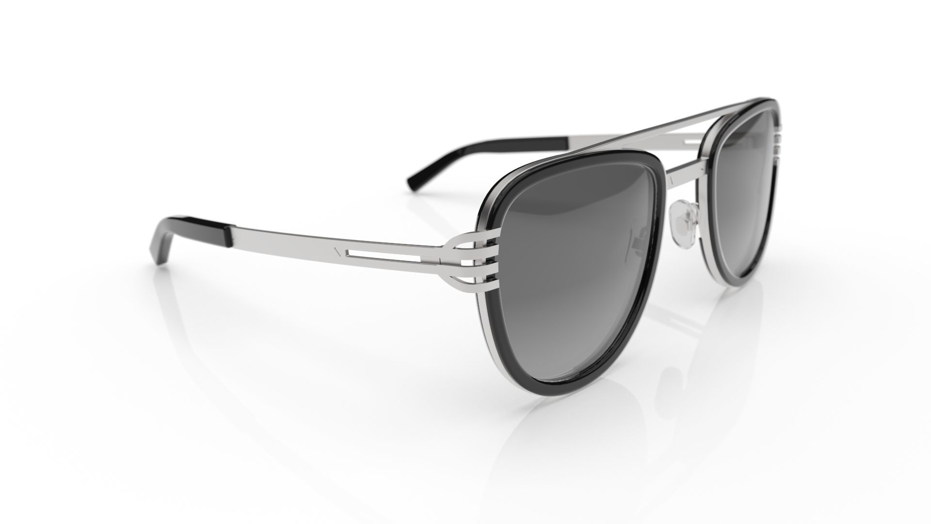 Vintage eyewear for women 3D print model_2