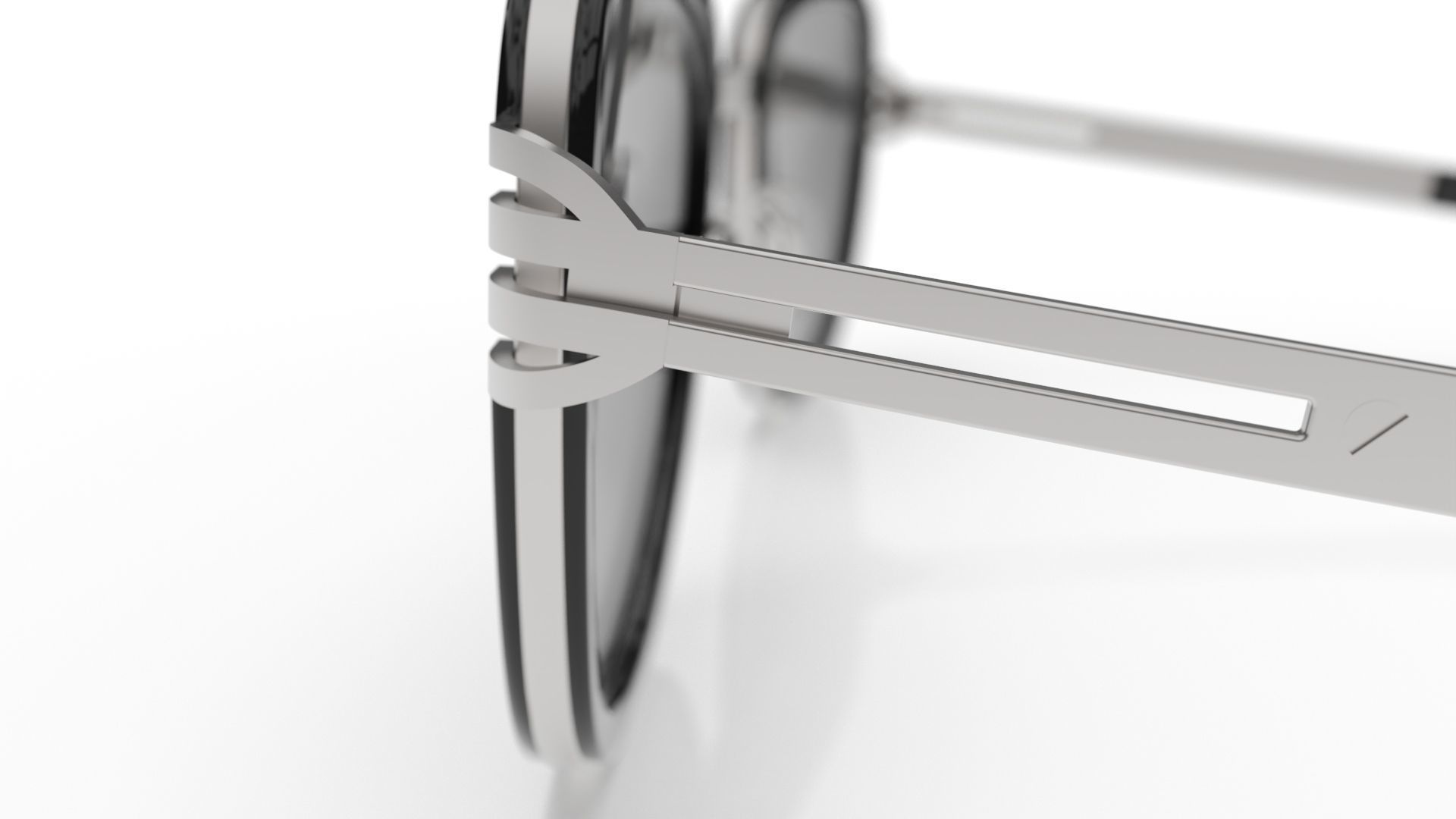 Vintage eyewear for women 3D print model_5