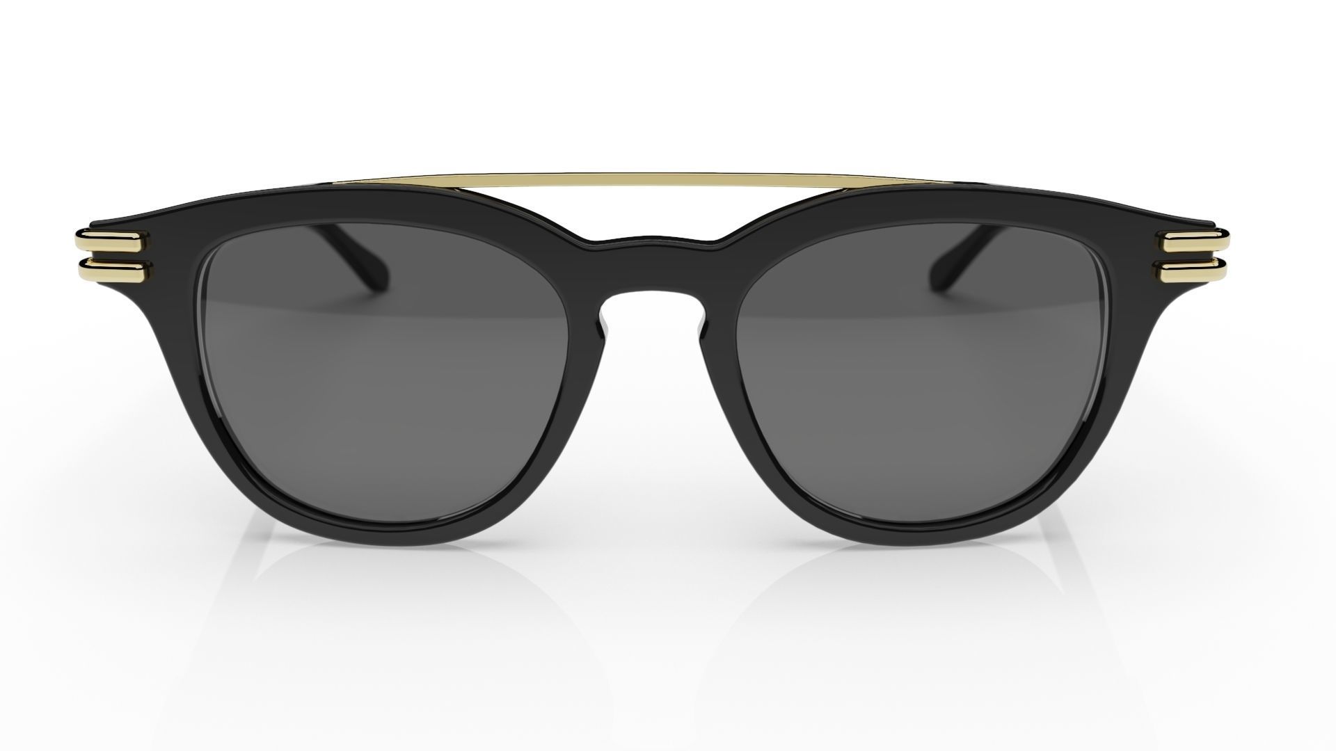 Eyewear vintage model  3D print model_1
