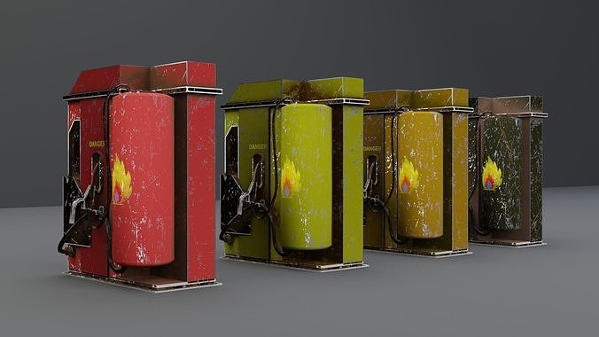 Gas Station Prop 3D model