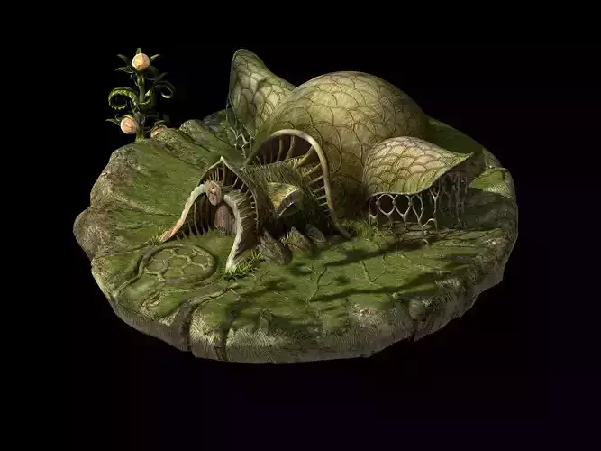 Elf-Forest-Tree City-Equipment Shop 03