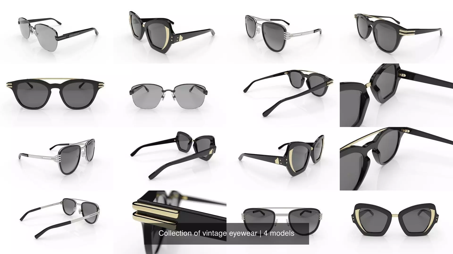 Collection of vintage eyewear _0