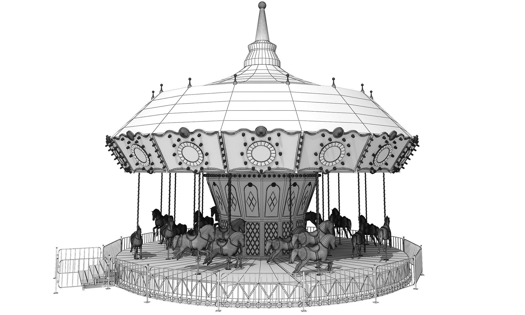 Amusement Park Toys Collection-2 3D model_28
