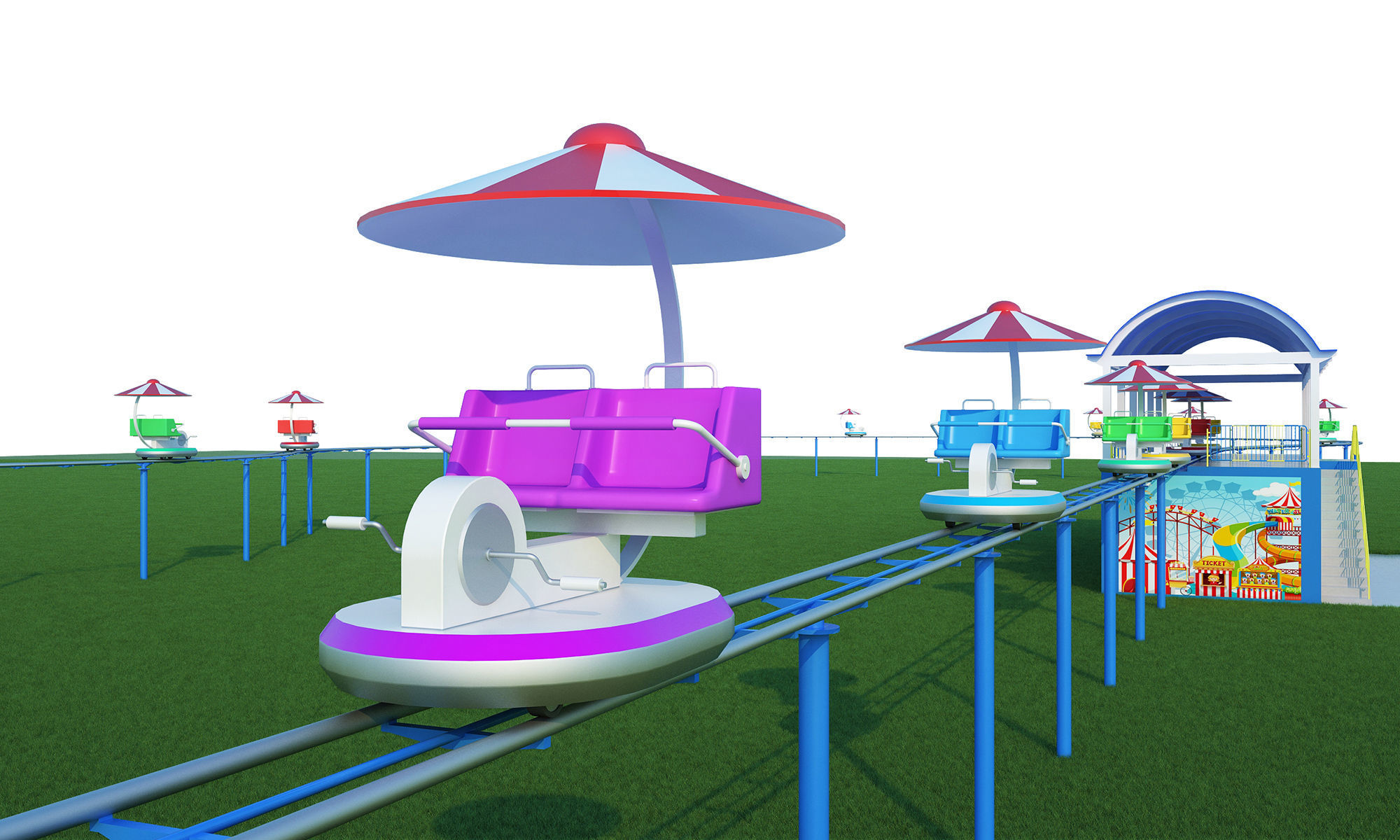 Amusement Park Toys Collection-2 3D model_48