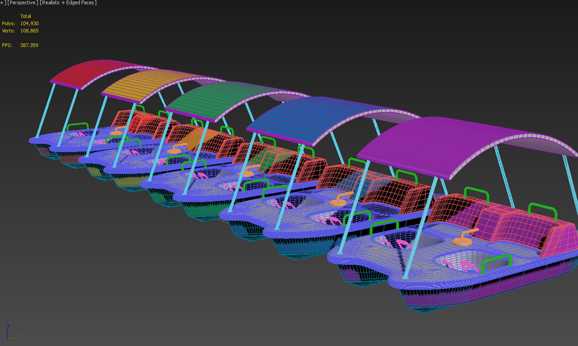 Amusement Park Toys Collection-2 3D model_51