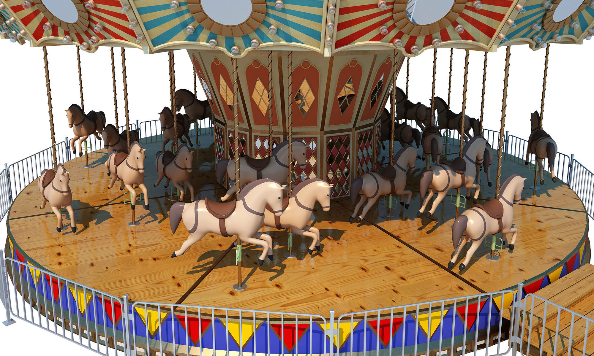 Amusement Park Toys Collection-2 3D model_30