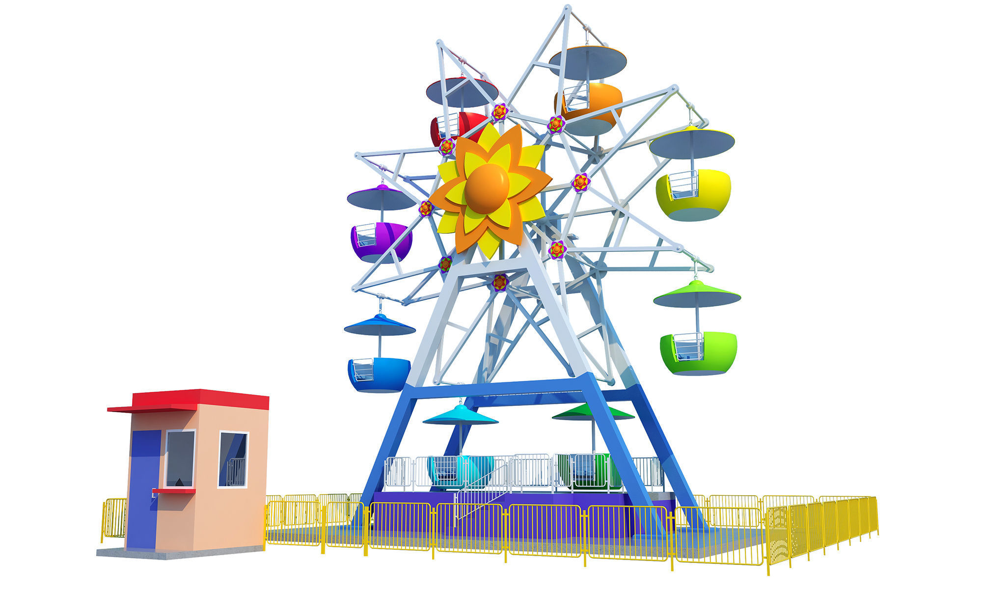 Amusement Park Toys Collection-2 3D model_33